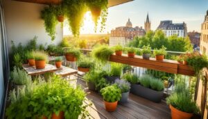 Balcony Herb Garden