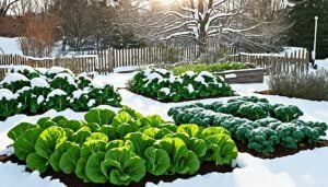 winter gardening, four-season gardening, cold-weather crops, winter garden plant