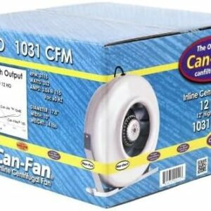 Can Fan 12″ HO 1031 CFM, White, 4047000211