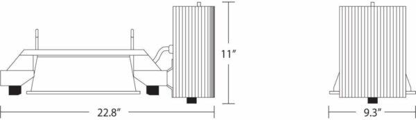Eye Hortilux DE 1000-VS Double Ended Fixture 120/208/240V Including lamp HX90061 - Image 3