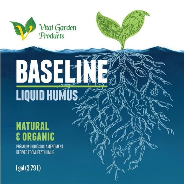 Baseline Liquid Humus 1 Gallon Jug - CDFA Organic Certified - Natural and Organic Liquid Humus Concentrate - Image 3
