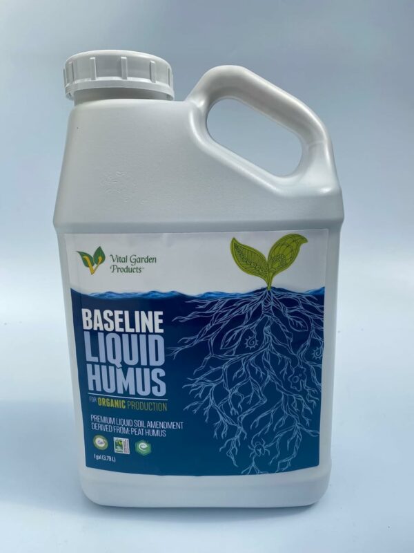 Baseline Liquid Humus 1 Gallon Jug - CDFA Organic Certified - Natural and Organic Liquid Humus Concentrate