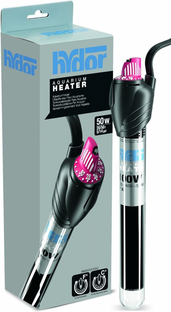 Hydor Theo Shatterproof Aquarium Heater, 400-Watt & Ideal For 80 To 105 Gallon Fish Tanks, 15.5 Inches Long - Image 6