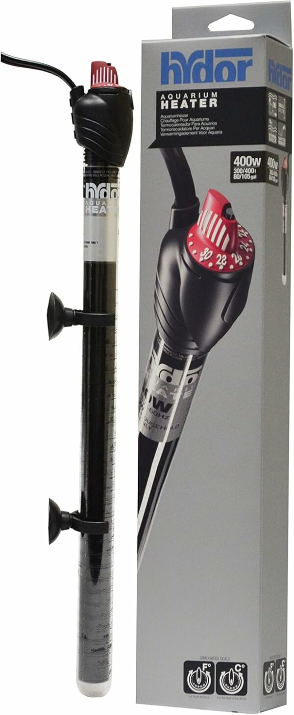 Hydor Theo Shatterproof Aquarium Heater, 400-Watt & Ideal For 80 To 105 Gallon Fish Tanks, 15.5 Inches Long - Image 18